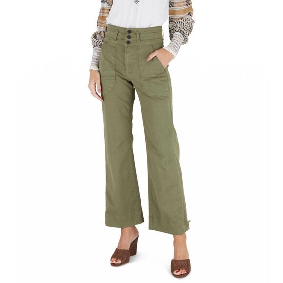 Veronica Beard Marley Clover Green Ankle-Tab Pant 30 Luxury Designer High End - Picture 1 of 13